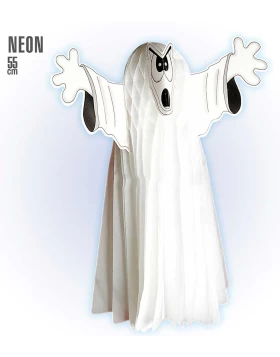Halloween Διακοσμητικό Φάντασμα Neon 55cm 5175G - 311842
