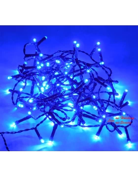 100 LED G/B Χριστουγεννιάτικα Φωτάκια με Πρόγραμμα 5m 235270 - IP44 - Κατανάλωση 2.7 Watt