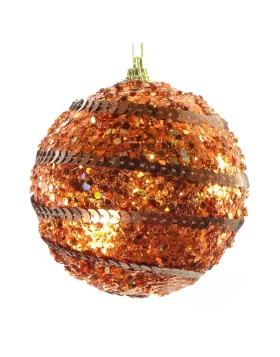 Χριστουγεννιάτικη Μπάλα Μπρονζέ 7cm 234496