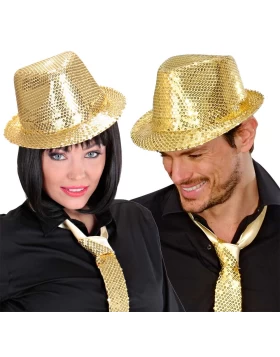 Καπέλο Καβουράκι Χρυσό με Πούλιες 9067D - 316523