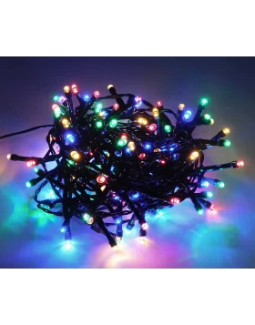 140 LED G/A Χριστουγεννιάτικα Φωτάκια με Πρόγραμμα 6.8m 236260 - IP44 - Κατανάλωση 2.7 Watt