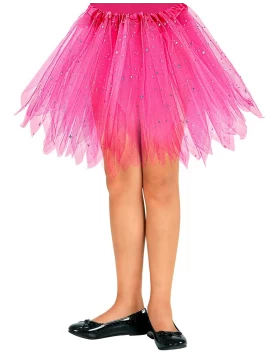 Παιδική Φούστα Tutu Hot Pink με Glitter 317786