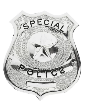 Αποκριάτικο Σήμα Αστυνομικού Μεταλλικό 318003 