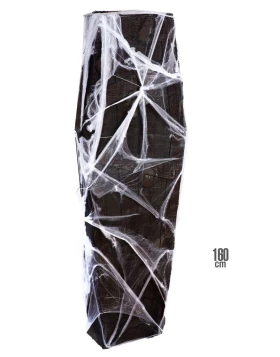 Halloween Coffin με Γάζα και Ιστό Αράχνης 160cm 01421