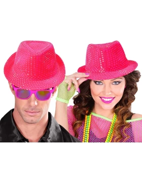 Καπέλο Καβουράκι Neon Φούξια με Πούλιες 318314