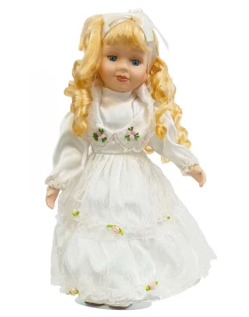 Διακοσμητική Κούκλα Πορσελάνης 40cm 602571