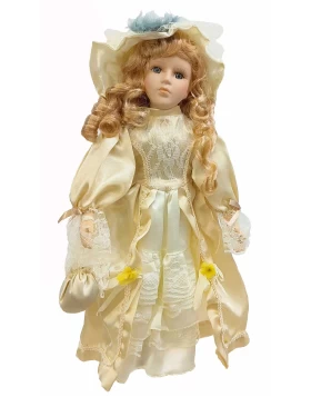 Διακοσμητική Κούκλα Πορσελάνης 41cm 602960