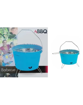 BBQ Barbecue Φορητή Ψησταριά 032317b - Blue