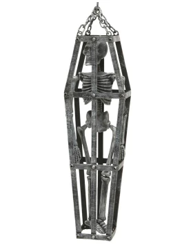 Αποκριάτικο Διακοσμητικό Κλουβί με Σκελετό 46cm 80066 - 313950
