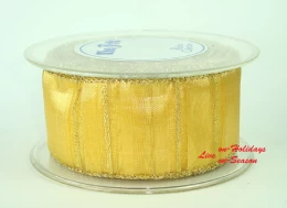 Χριστουγεννιάτικη Κορδέλα Υφασμάτινη 4cm 33437 (Thumb 1)