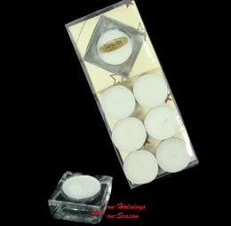 Set/7 Αρωματικά Κεριά Ρεσώ με Γυάλινη Βάση 236468 Jasmin (Thumb 1)