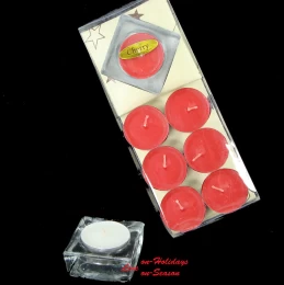 Set/7 Αρωματικά Κεριά Ρεσώ με Γυάλινη Βάση 236467 Cherry (Thumb 1)