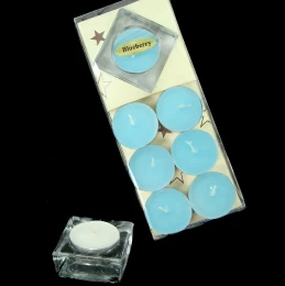 Set/7 Αρωματικά Κεριά Ρεσώ με Γυάλινη Βάση 236465 Blueberry (Thumb 1)