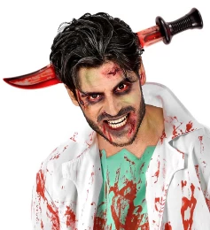 Αποκριάτικη Στέκα Μαχαίρι με Αίμα 312706 (Thumb 1)