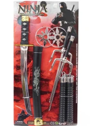 Αποκριάτικο Set 7 τεμάχια Όπλα Νίντζα 312464 Deluxe (Thumb 1)