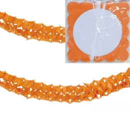 Αποκριάτικος Στολισμός Γιρλάντα 4m 315421a - Πορτοκαλί (Thumb 1)