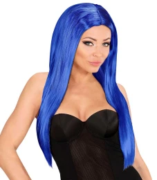 Αποκριάτικη Περούκα Glamour Μπλέ 311976 (Thumb 1)