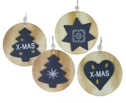 Χριστουγεννιάτικο Στολίδι 8cm 231748a Διάφορα Σχέδια (Thumb 1)