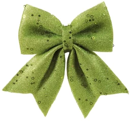 Χριστουγεννιάτικος Φιόγκος Πράσινος 20x h25cm 154756 (Thumb 1)