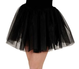 Αποκριάτικη Φούστα Ενηλίκων Tutu Μαύρη 1748B - 311915 (Thumb 1)