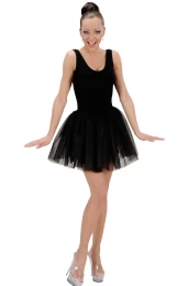 Αποκριάτικη Φούστα Ενηλίκων Tutu Μαύρη 1748B - 311915 (Thumb 2)