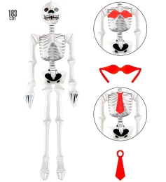 Halloween Φουσκωτός Σκελετός 183cm 2383S - 230832 (Thumb 3)