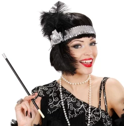 Αποκριάτικο Διάδημα Τσάρλεστον Ασημί 314896 (Thumb 1)