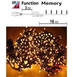 800 LED G/Extra Warm White 16m 259964 - IP44 με Πρόγραμμα και Functions Memory (Thumb 3)