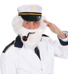 Αποκριάτικο Μούσι Με Μουστάκι Λευκό 0782W - 314218 (Thumb 3)