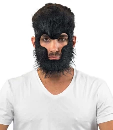 Αποκριάτικη Μάσκα Προσώπου Τριχωτή 80789 - 315734c  (Thumb 1)