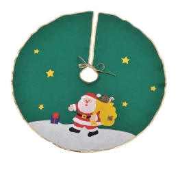 Χριστουγεννιάτικη Ποδιά Δέντρου Πράσινη 76cm 235126b  (Thumb 1)