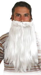 Μούσι και Μουστάκι Άσπρο 50cm 80254 - 315582 (Thumb 1)