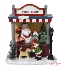 Χριστουγεννιάτικο Διακοσμητικό Φωτιζόμενο Μαγαζάκι 235778c (Thumb 1)