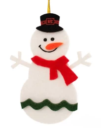 Χριστουγεννιάτικο Στολίδι Χιονάνθρωπος 10cm 4644-2 (Thumb 1)