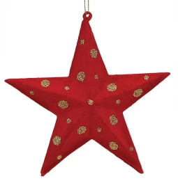 Χριστουγεννιάτικο Διακοσμητικό Αστέρι 29cm FO750046 (Thumb 1)
