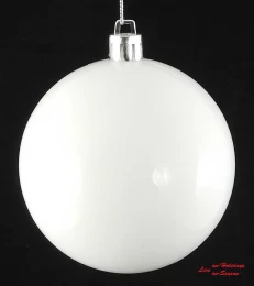 Σετ 12 Χριστουγεννιάτικες μπάλες Άσπρες 4cm 235876a  (Thumb 2)