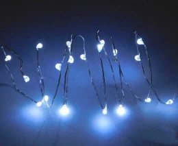 20 Micro Led S/Clear με Χρονοδιακόπτη 299670 Σταθερά Φωτάκια Μπαταρίας (Thumb 1)