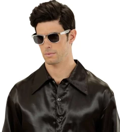 Αποκριάτικα Γυαλιά Μεταλλικό Ασημί 317098 (Thumb 4)