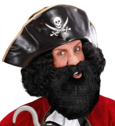 Μούσι με Μουστάκι Χαρακτήρων Μαύρο 317117 (Thumb 1)