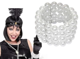 Αποκριάτικο Αξεσουάρ Βραχιόλι με Πέρλες 07785 (Thumb 1)