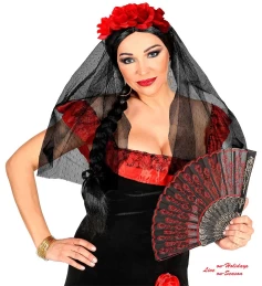 Αποκριάτικη Στέκα με Τριαντάφυλλα και Βέλο 09778 (Thumb 4)