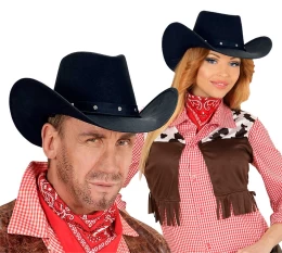 Αποκριάτικο Καπέλο Cowboy Τσόχινο 317193 (Thumb 1)