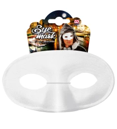 Αποκριάτικη Μάσκα Ντόμινο Άσπρη 317258 (Thumb 3)