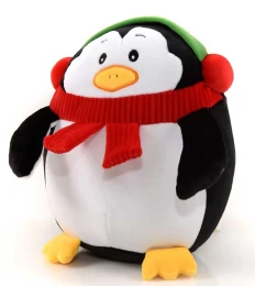 Χριστουγεννιάτικο Λούτρινο Πιγκουϊνάκι 20cm 236633a (Thumb 1)