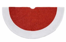 Χριστουγεννιάτικη Ποδιά Δέντρου Κόκκινη 90cm 236639 (Thumb 1)