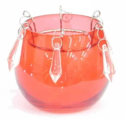 Διακοσμητικό Γυάλινο Κηροπήγιο h7cm 236846 (Thumb 1)