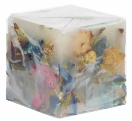 Διακοσμητικό Αρωματικό Κερί με Potpourri 7x7x7cm 126507d (Thumb 1)