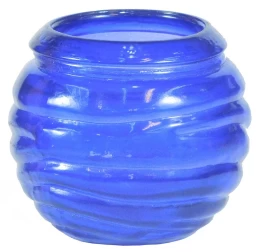 Διακοσμητικό Γυάλινο Κηροπήγιο Μπλέ 236921 (Thumb 1)