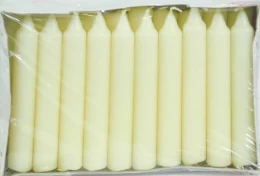 Σετ 20 τεμ. Κεράκια Εκρού Ø15mm x h9cm  236926 (Thumb 1)