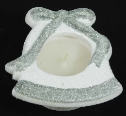 Χριστουγεννιάτικο Διακοσμητικό Κεραμικό με Κερί 10591b (Thumb 1)